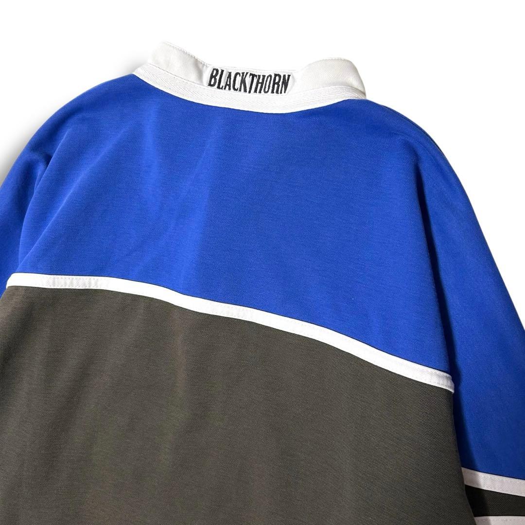 アディダス ラガーシャツ BLACKTHORN 90s 4XO ビッグサイズの通販はau