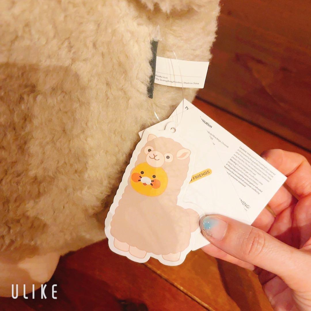 カカオフレンズ チュンシク 特大ぬいぐるみ アルパカ