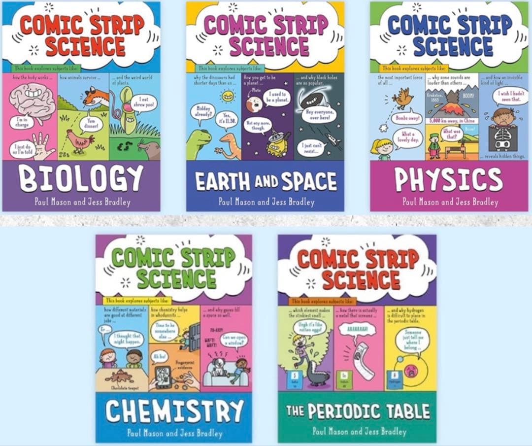 Comic Strip Science 英語グラフィックノーブル 英語漫画 5冊 - メルカリ