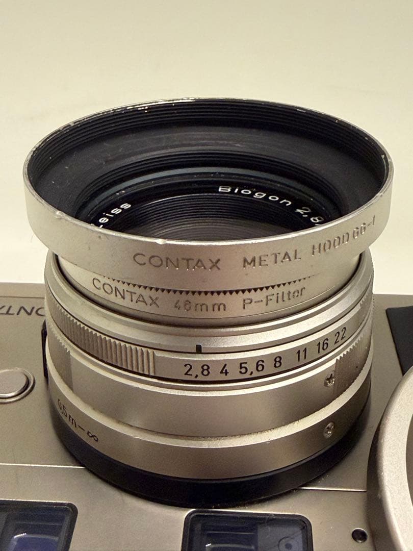 CONTAX G1 フィルムカメラ レンズ3本 ジャンク扱い - メルカリ