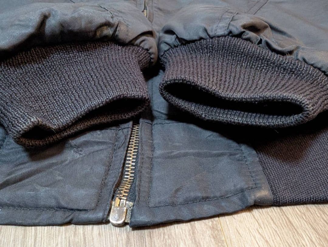 幻級【希少】90S U.S.NAVY 海軍 ツアージャケット ポパイ ベドジャン