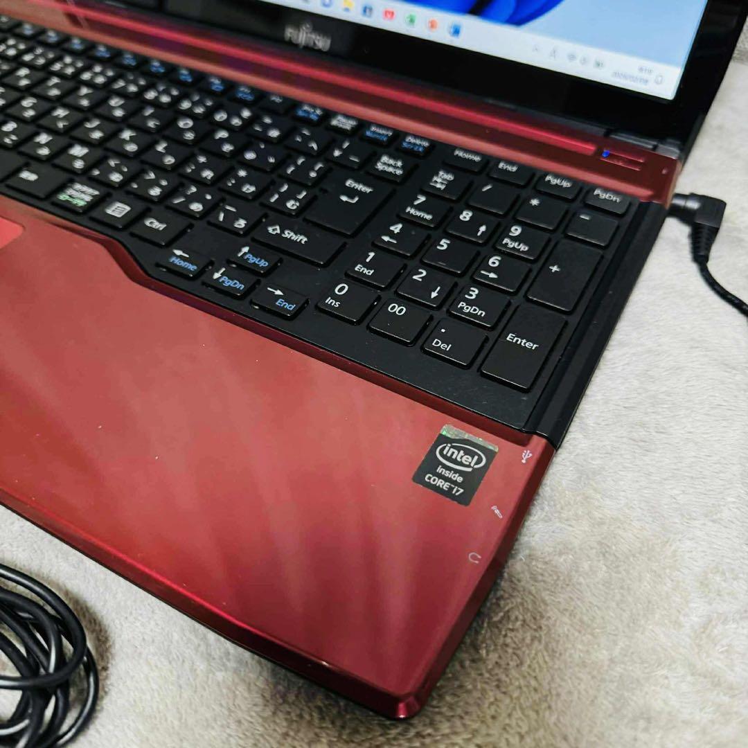 S216 富士通ノートパソコン i7 SSD高速 Windows11オフィス付き - メルカリ