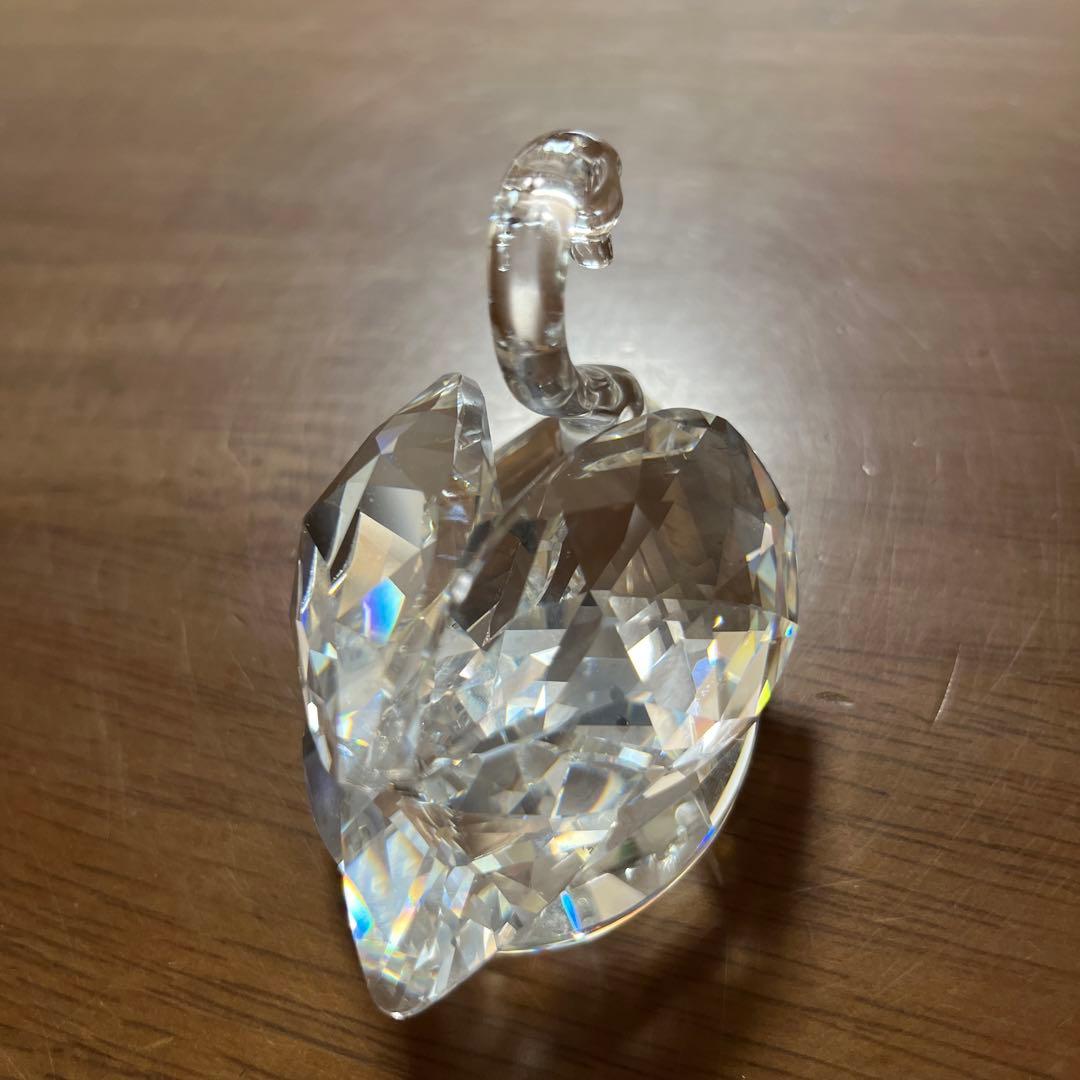 スワロフスキー】クリスタル白鳥 - メルカリ