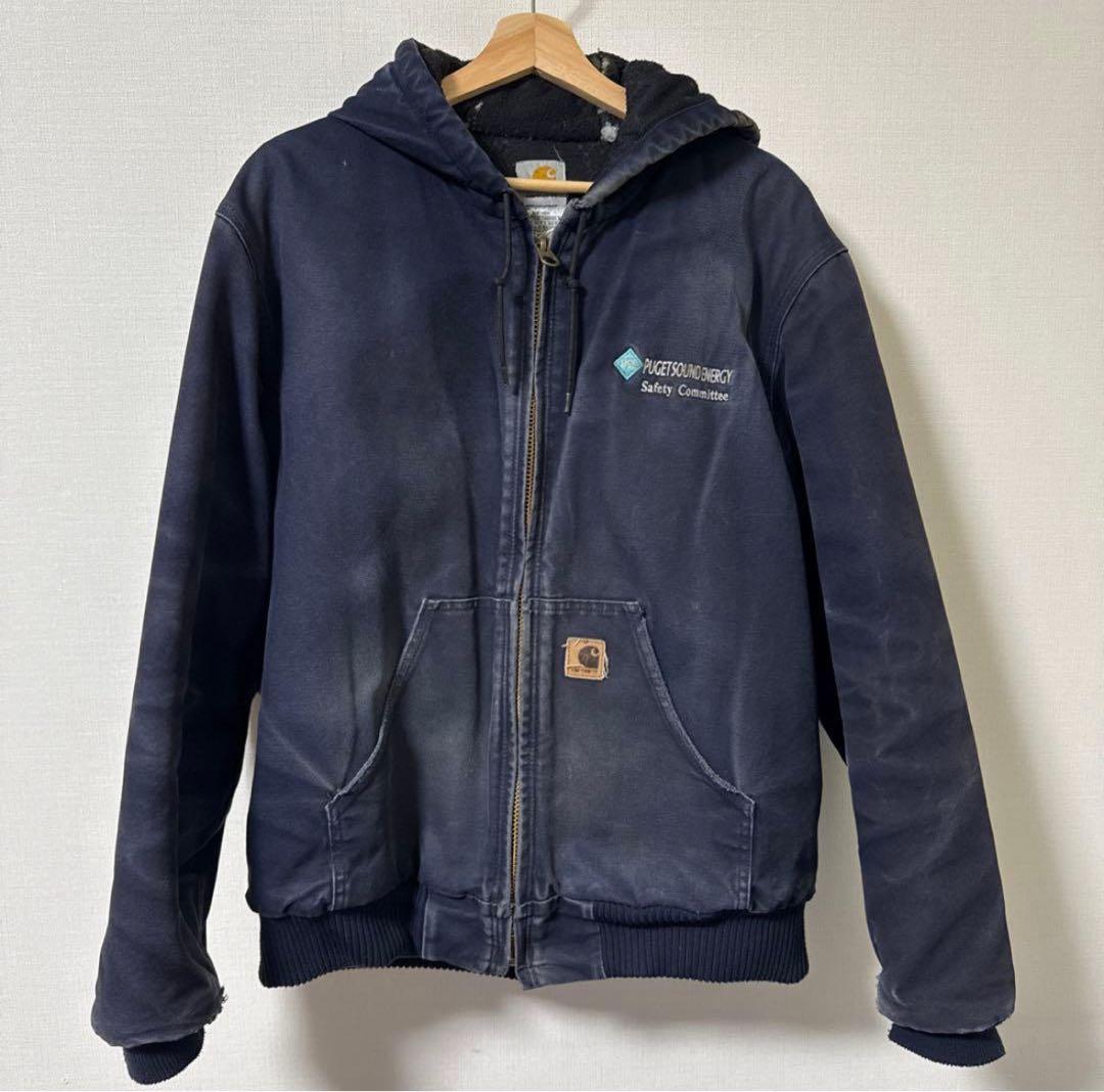 Carhartt カーハート　ネイビー　アクティブジャケット　フェード Carhartt カーハート アクティブジャケット ダックジャケット メンズ