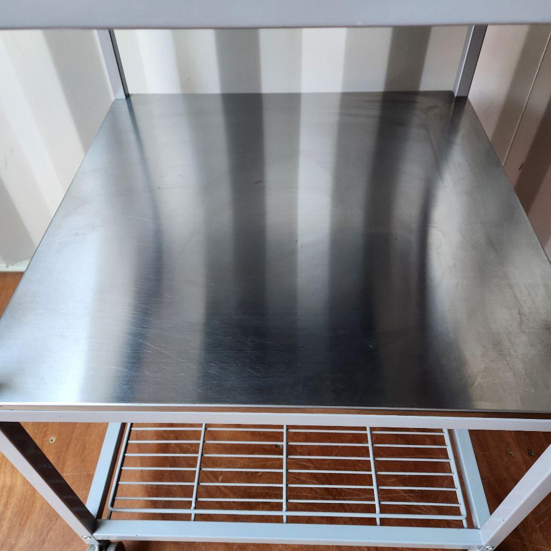 希少 廃盤モデル IKEA UDDEN ステンレスワゴン キッチンワゴン 作業台