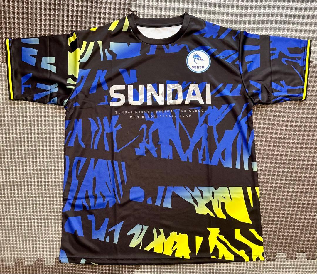 駿台学園 2024年 公式練習用Tシャツ バレーボール部 新品 XL