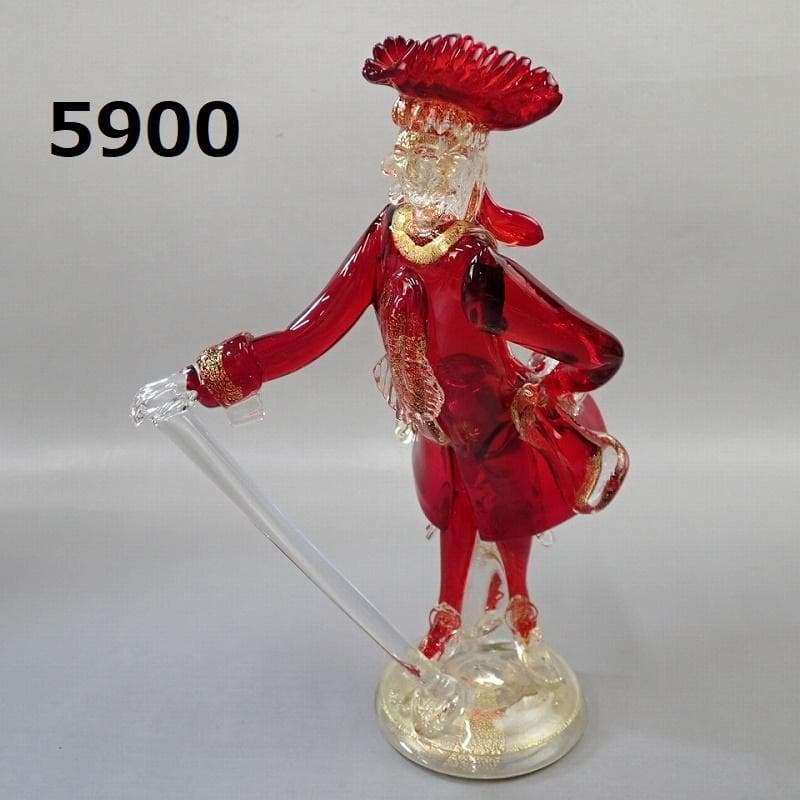RU-5900　ベネチアンガラス　フィギュリン　ムラノ　20250305 RU-5900 ベネチアンガラス フィギュリン ムラノ 20250305 RU-5900