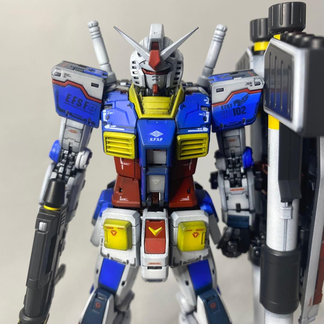 RG RX-78-2 ガンダム Ver.2.0 全塗装　完成品　ガンプラ　塗装済