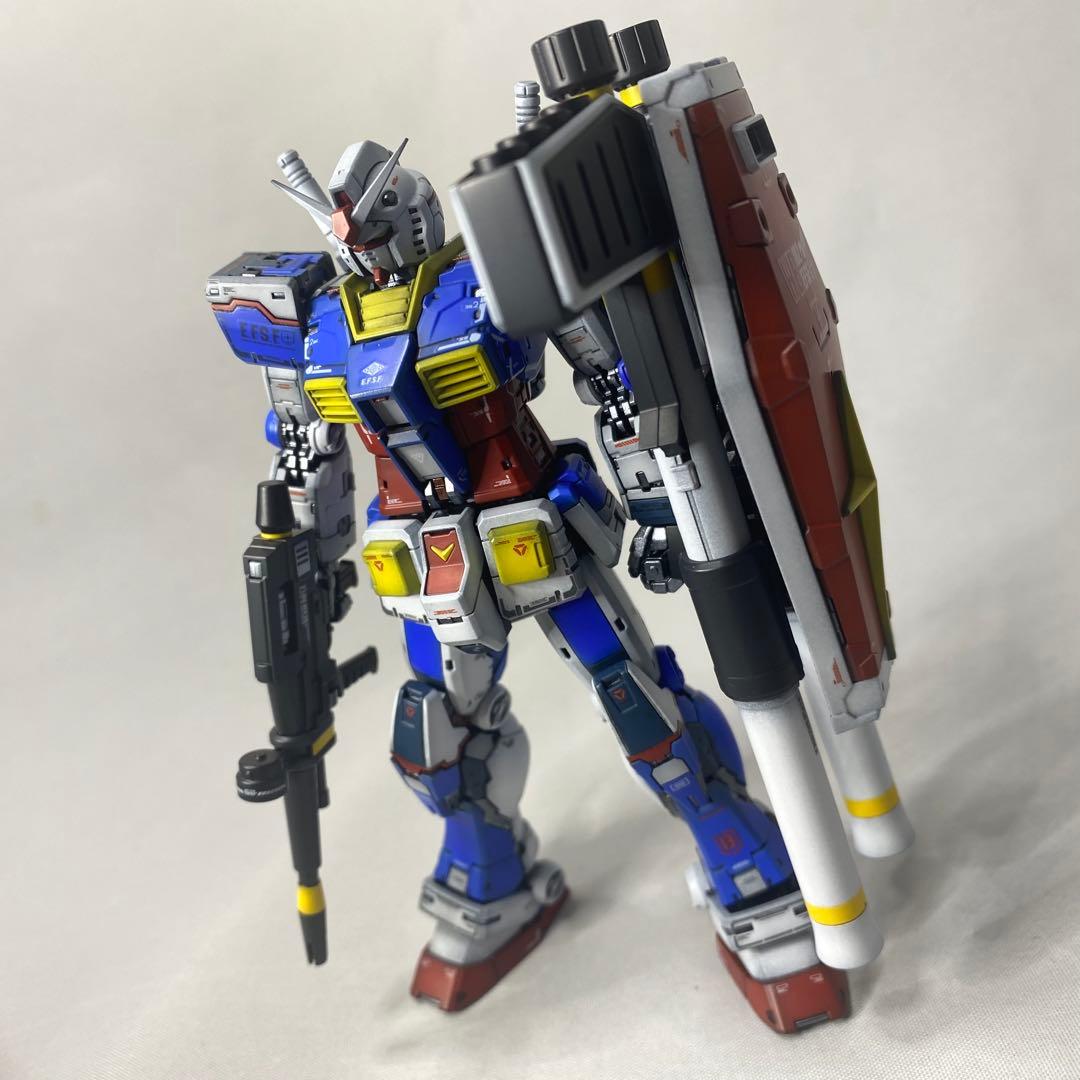RG RX-78-2 ガンダム Ver.2.0 全塗装　完成品　ガンプラ　塗装済