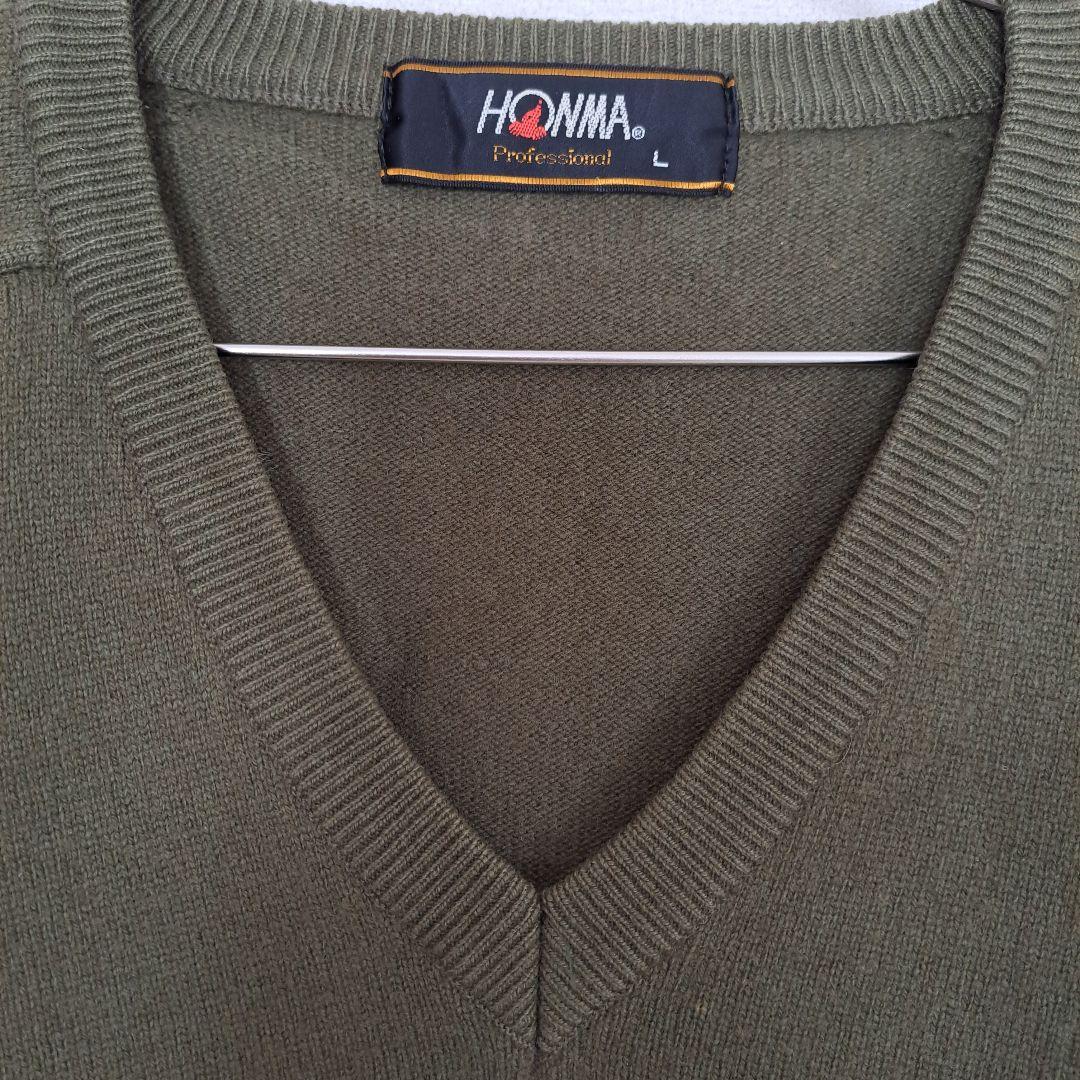 □ホンマゴルフ・本間ゴルフ◼️カシミヤ100%・セーター・ヴィンテージ
