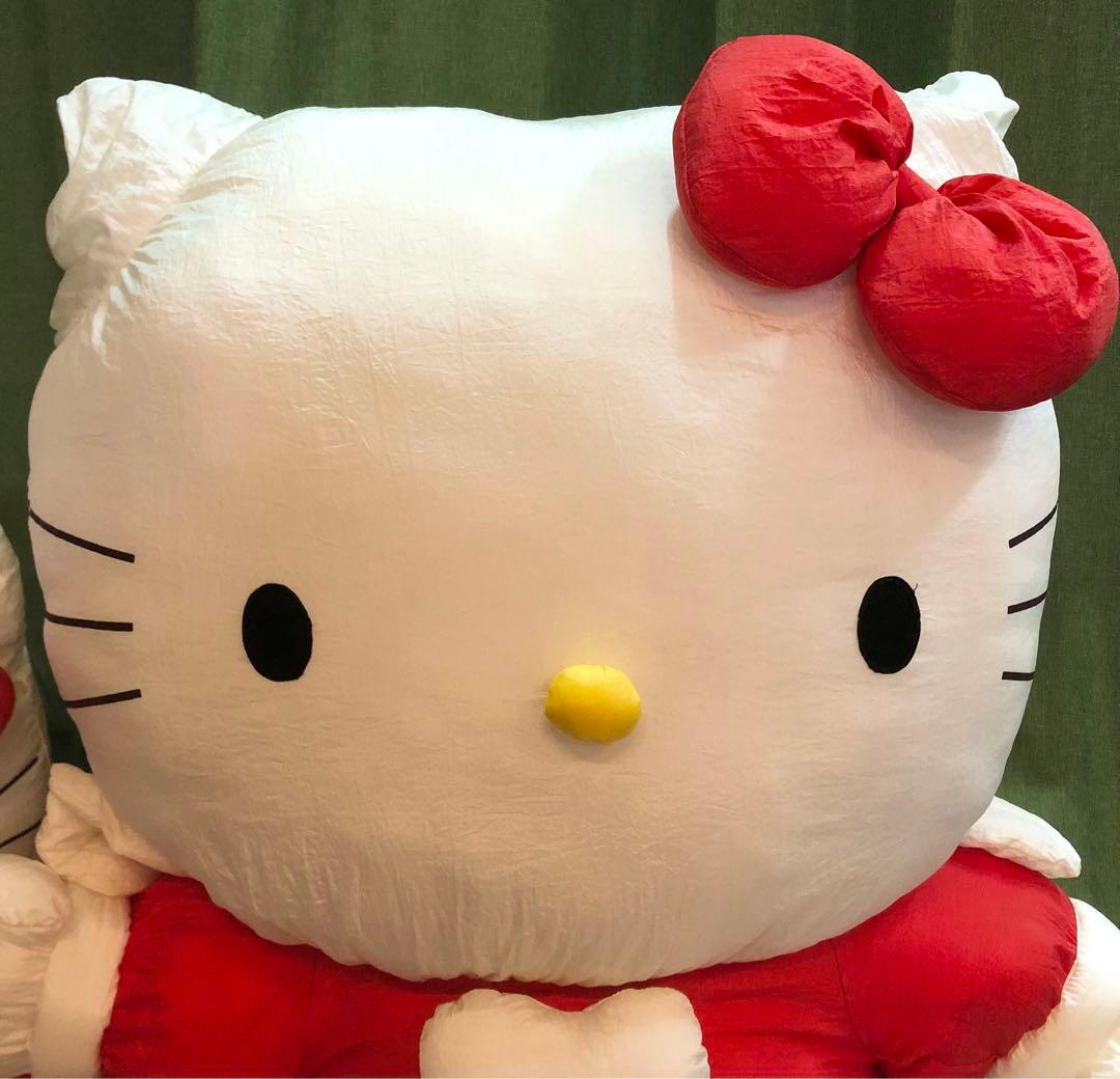激レア サンリオ ハートパーク ハローキティ 特大ぬいぐるみ ナイロン