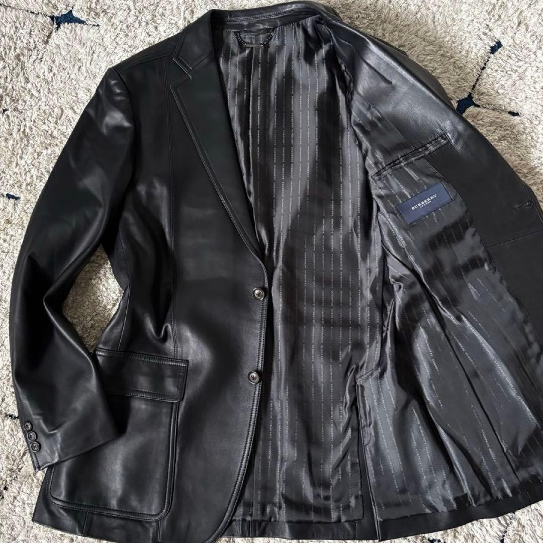 未使用級✨】LLサイズ！バーバリーロンドン レザージャケット