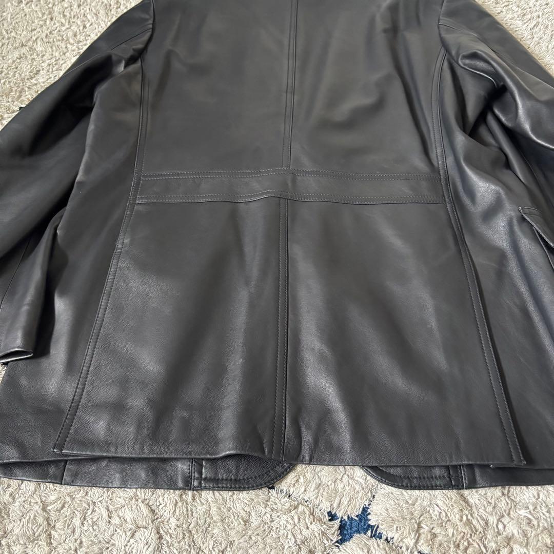 未使用級✨】LLサイズ！バーバリーロンドン レザージャケット