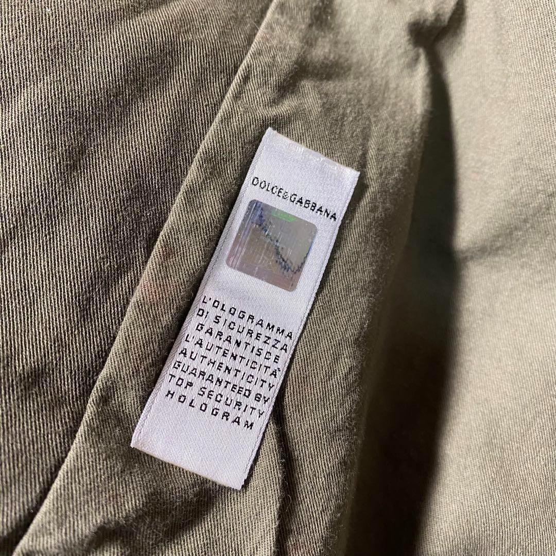 良品】ドルチェアンドガッバーナ ブルゾン ITTIERRE ミリタリー Lの