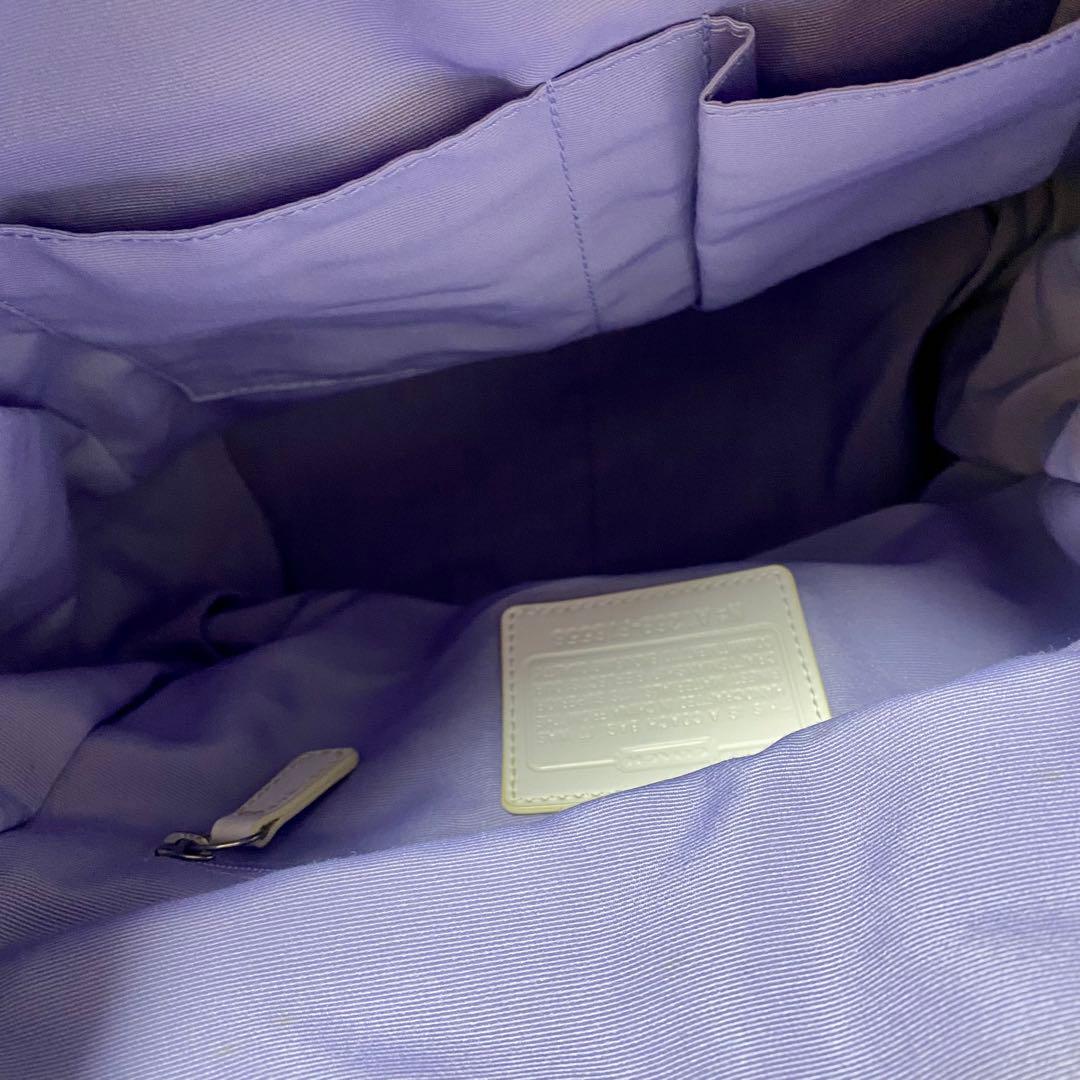 COACHコーチ リュック シグネチャー キャンバス ベージュ 16556 - メルカリ