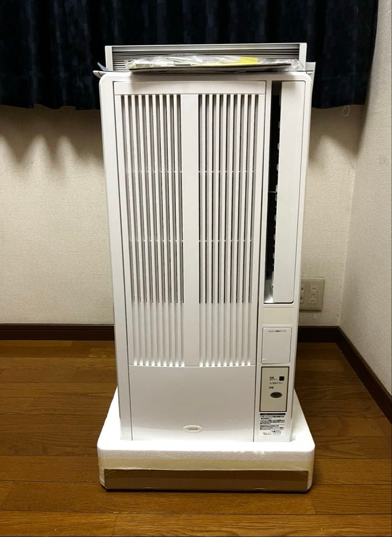 美品　使用短期間　コイズミ窓枠取り付けエアコン　KAW-1602/W Amazon | コイズミ 窓用エアコン ホワイト KAW-1602/W | コイズミ