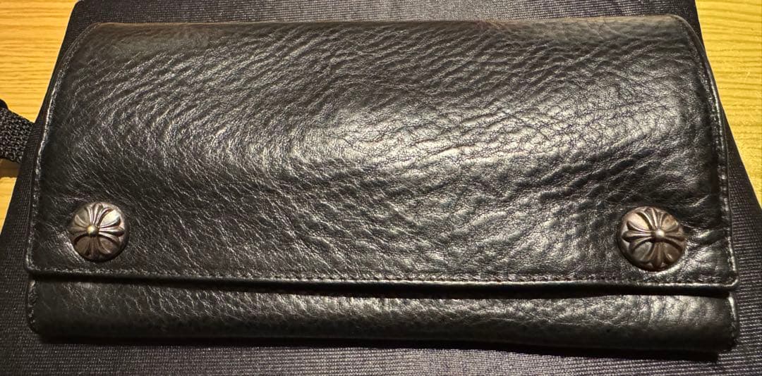 未使用品　クロムハーツ グリーシーロングウォレット CHROME HEARTS クロムハーツ ロングウォレット グリーシー 財布