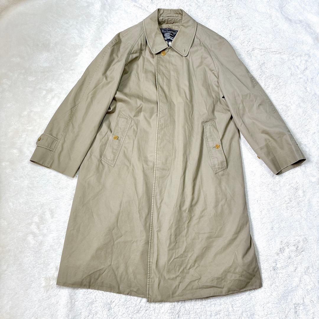 ヴィンテージ バーバリーズ ステンカラーコート ノバチェック L位