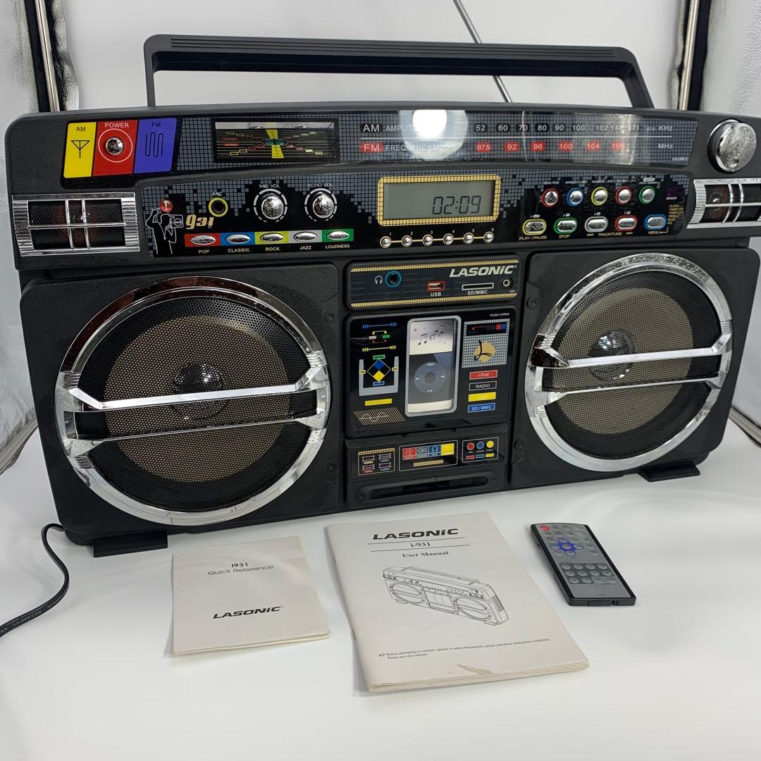 LASONIC i-931 ラジカセ風 特大 ラジオ オールドスクール レトロ 2026年最新】lasonic I-931の人気アイテム - メルカリ