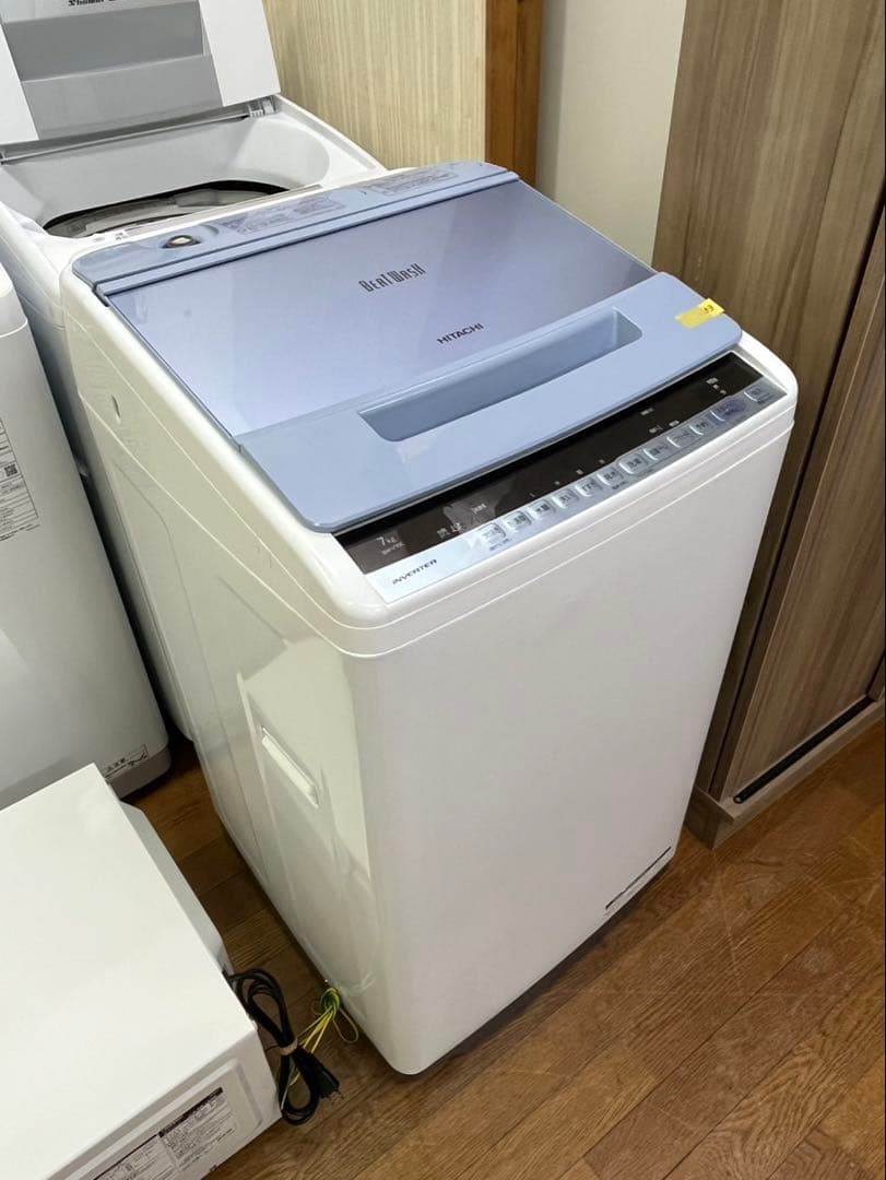 #53HITACHI 2019年 7.0kg BW-V70C ビートウォッシュ