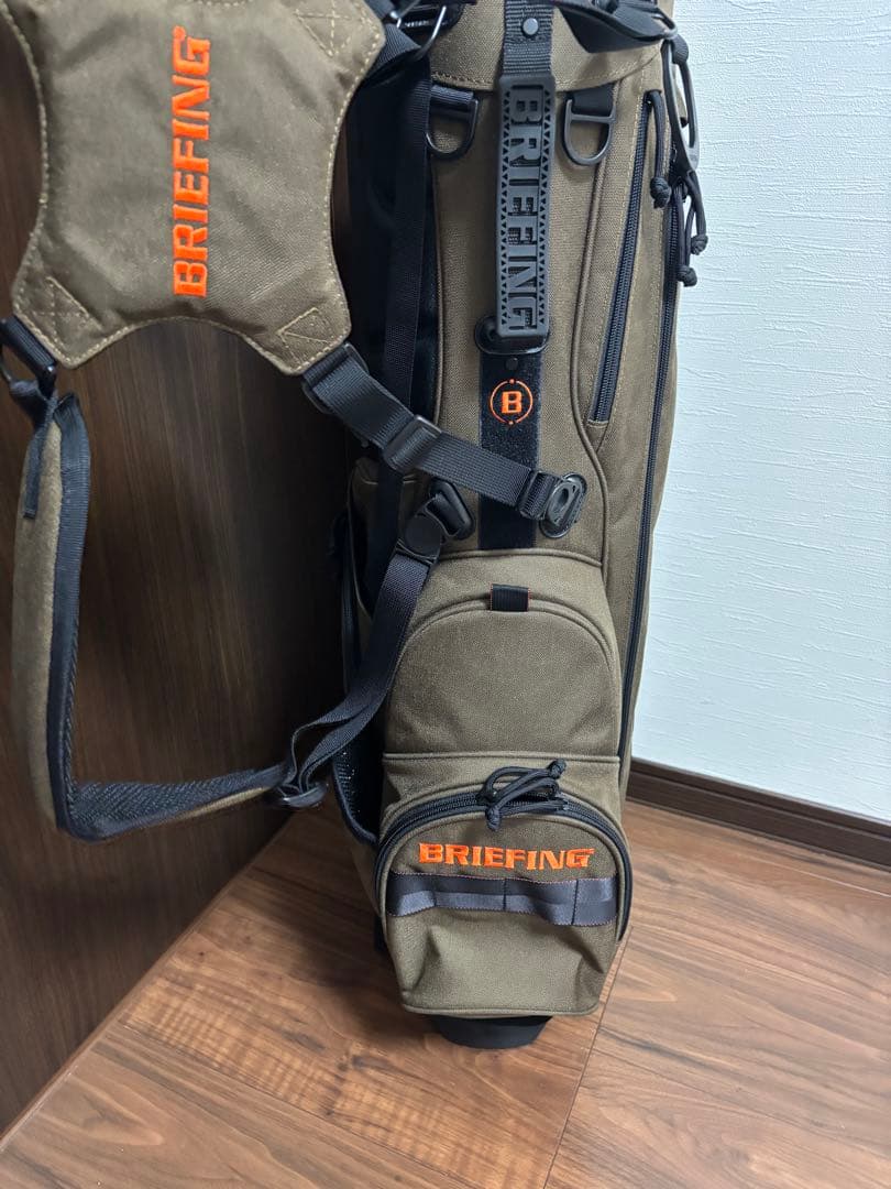 希少 限定 ブリーフィング キャディバッグ オッシュマンズ