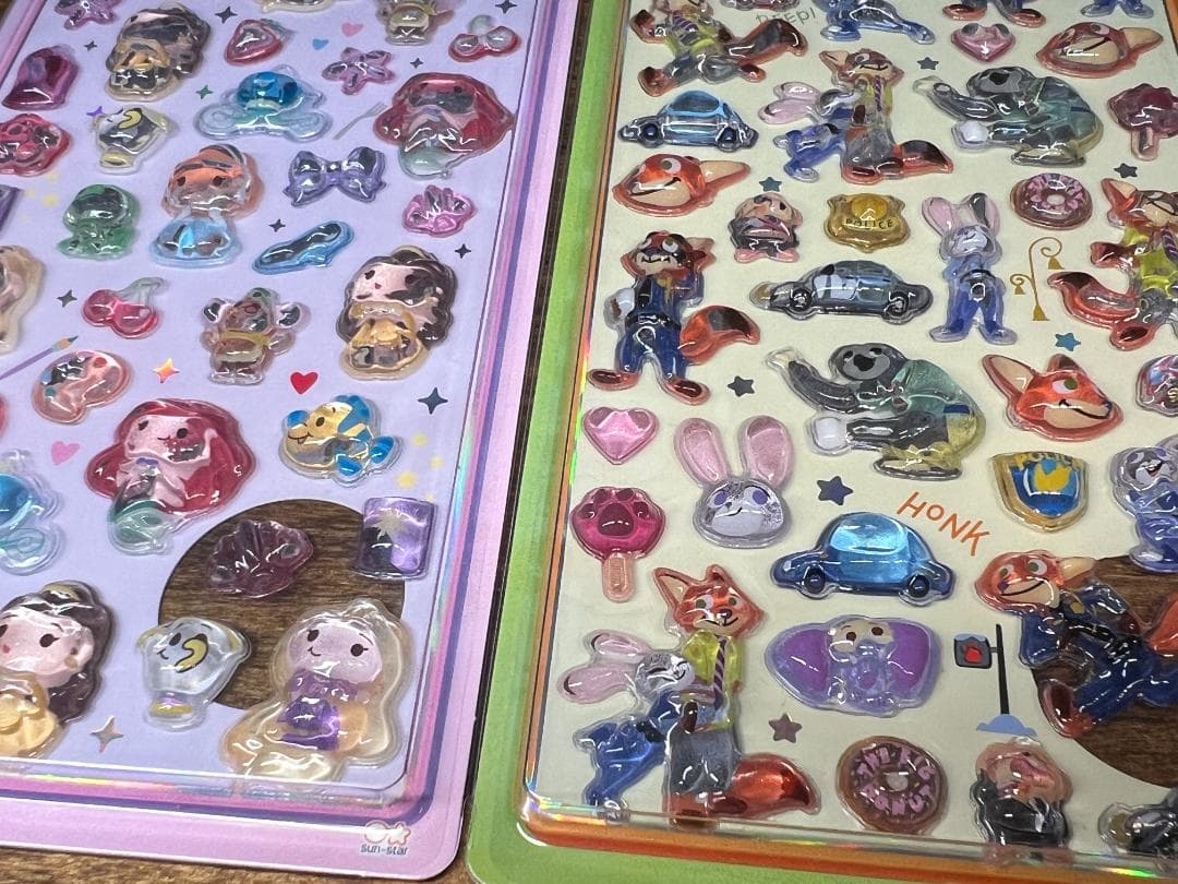 迅速発送　正規　ボンボンドロップシール　ディズニープリンセス ズートピア　セット