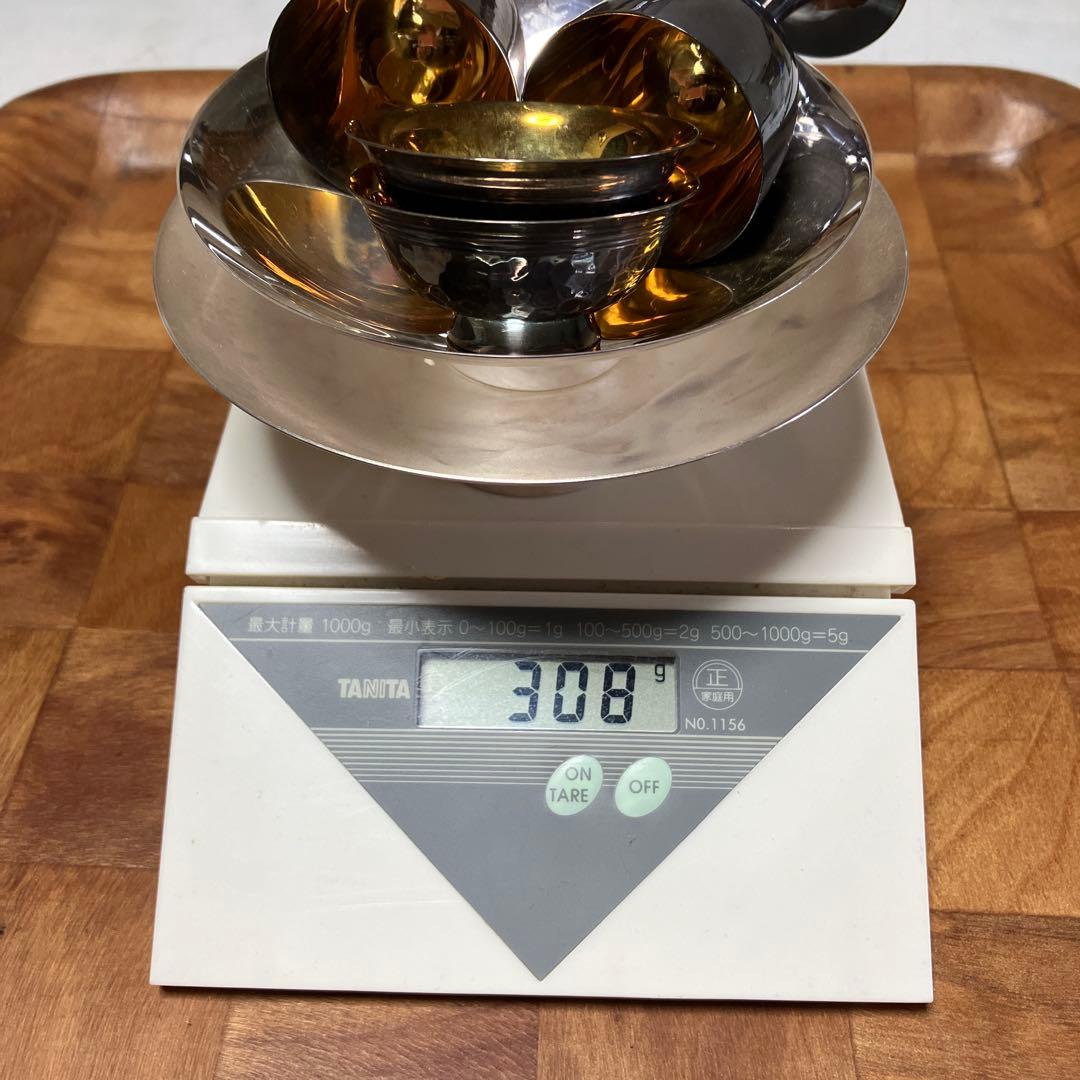純銀 銀杯 銀製 SILVER まとめて6点 308g 刻印有り