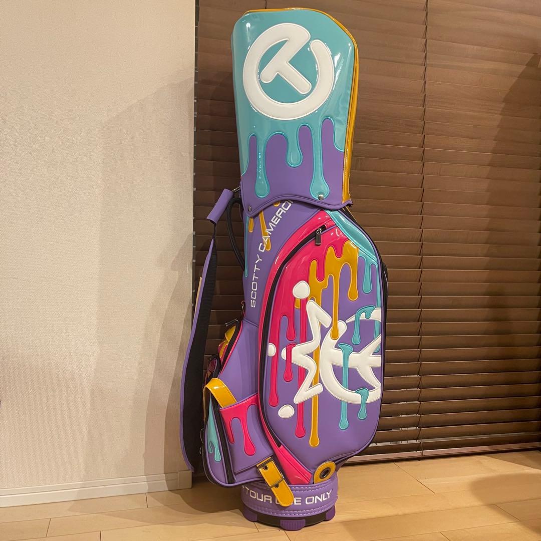 Titleist SCOTTY CAMERON キャメロン キャディバッグ紫赤 - メルカリ