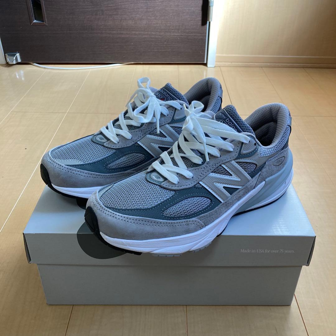 【直営店購入】New Balance 990V6 D 25.5cm グレー