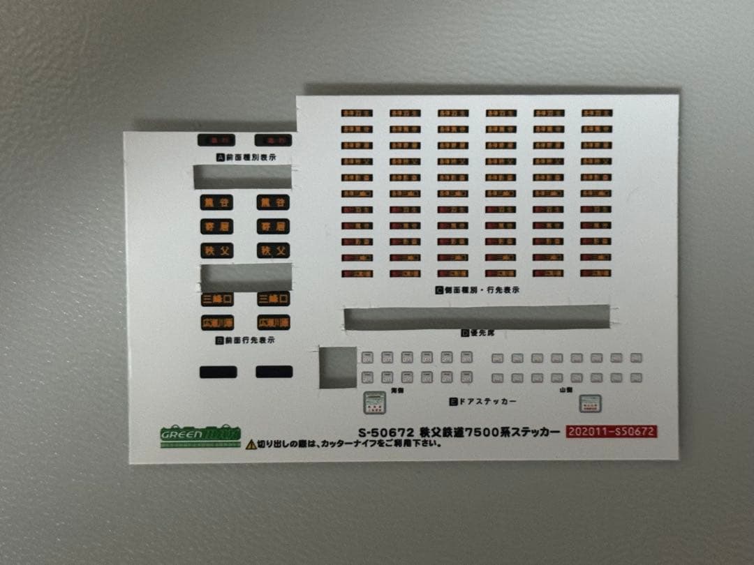 グリーンマックス 秩父鉄道7500系 第6編成 3両