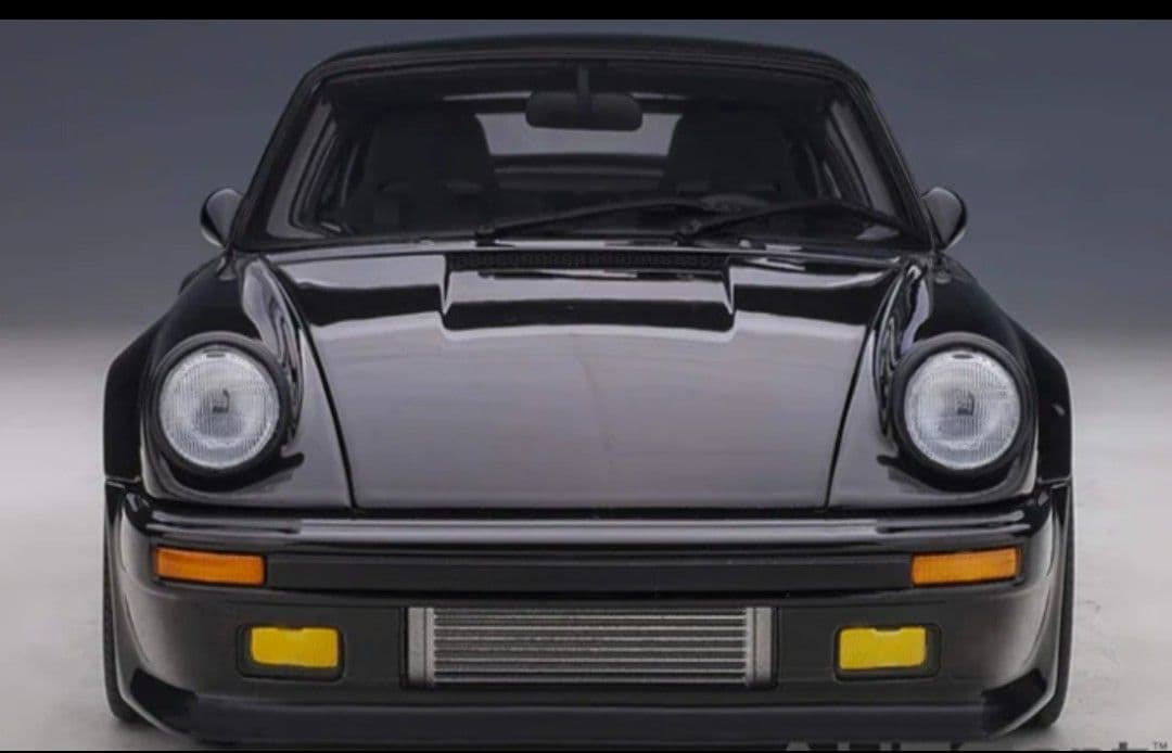 オートアート1/18 ポルシェ911ターボ　湾岸ミッドナイト　ブラックバード
