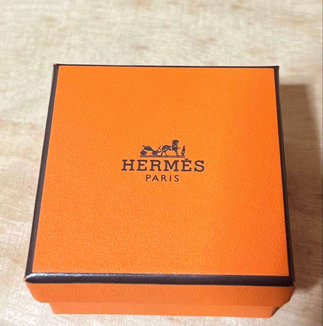 エルメス TRIO スカーフリング ゴールド 正規品 極美品 箱 証明書付