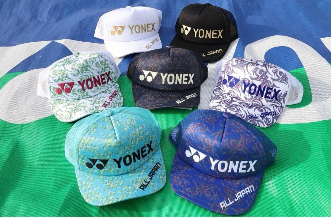 YONEX オールジャパンキャップ 白金 - メルカリ