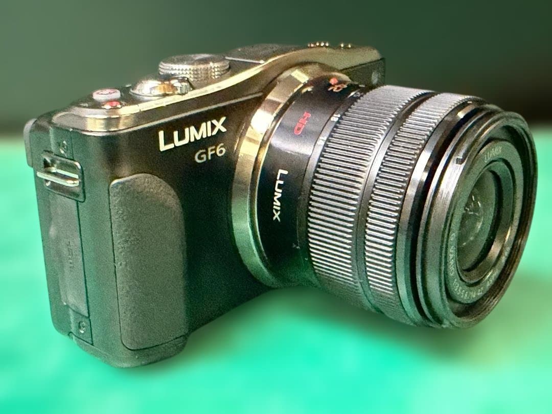Lumix DMC-GF6 ブラック レンズキット H-FS1442A - メルカリ