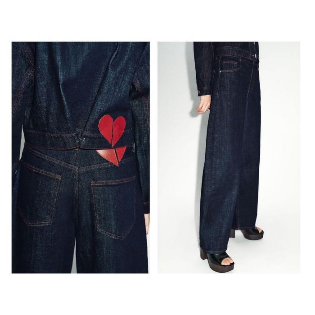 ZARA Z1975 ハイウエストバレルフィットデニムパンツ - メルカリ