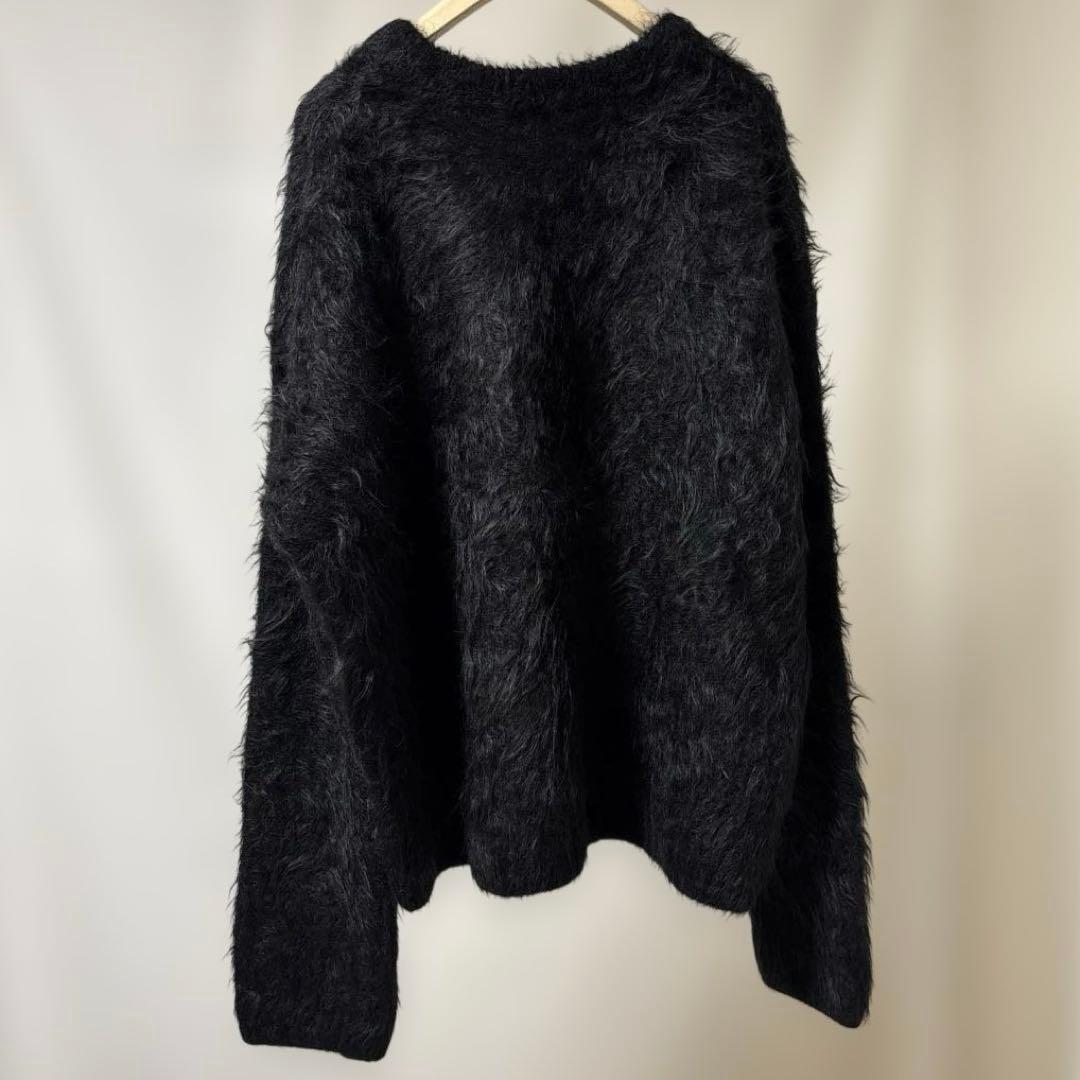 TOTEME ブラック シャギー ニット セーター - メルカリ