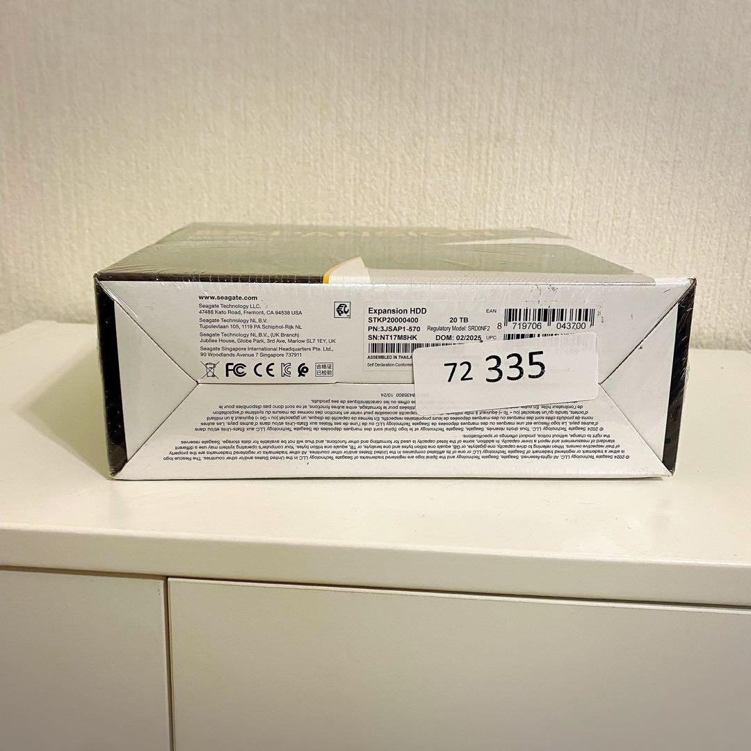 Seagate Expansion 20TB 外付けHDD 3.5インチ - メルカリ