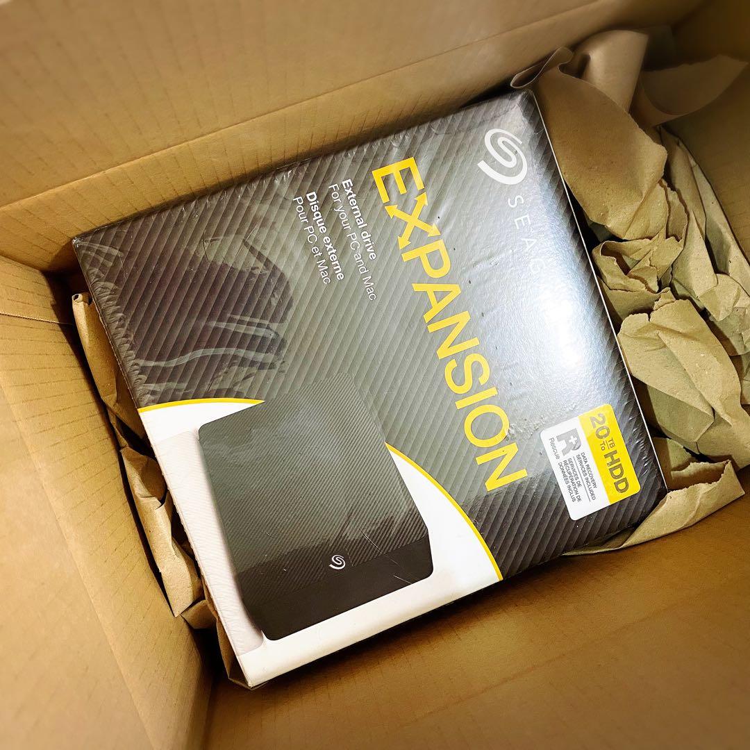 Seagate Expansion 20TB 外付けHDD 3.5インチ - メルカリ