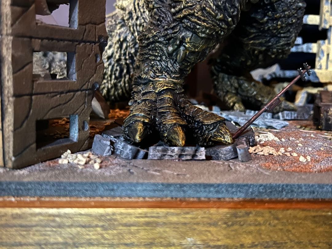 ゴジラ-1.0 銀座襲撃ジオラマ《改良版》 一番くじA賞対応 - メルカリ