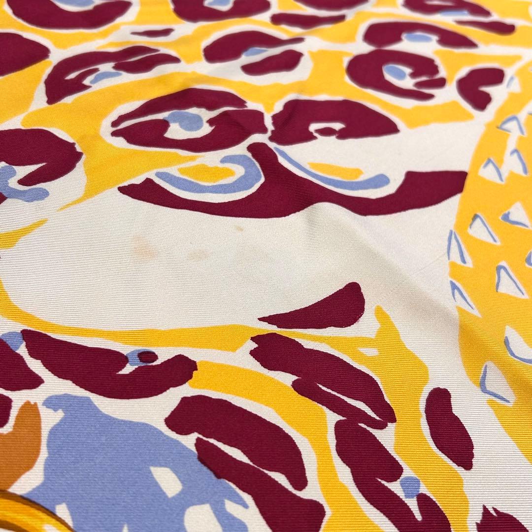 Yoon　正規店購入品 セリーヌ レオパード シルクスカーフ ヴィンテージ