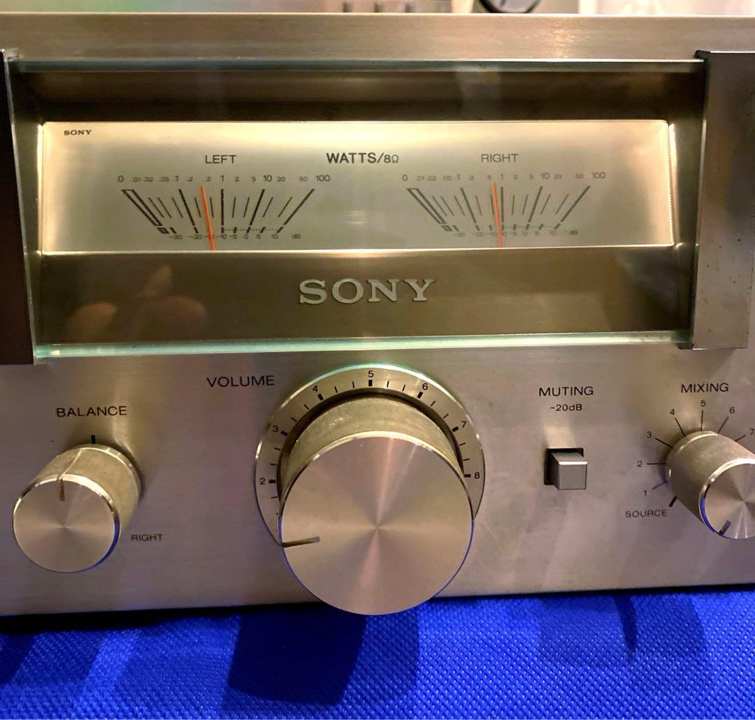 SONY プリメインアンプ TA-515 ソニー 大型パワーメーター - メルカリ