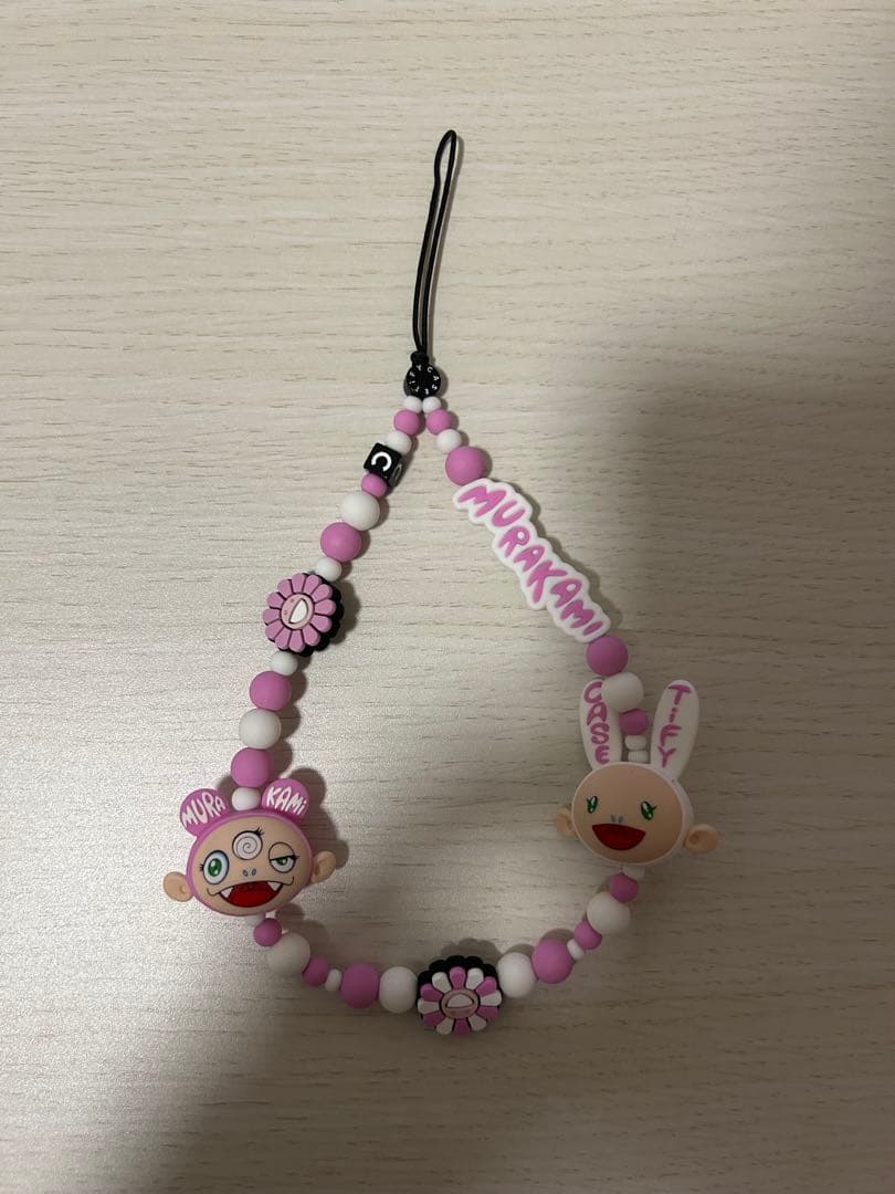 【公式サイト購入】CASETiFY 村上隆　カイカイキキ　ストラップ 村上隆 casetify パール コラボストラップ カイカイキキ 新品未使用