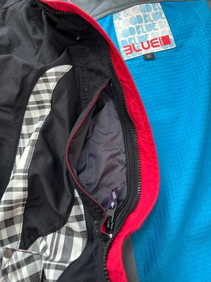BLUE BLOOD スノーボードウェア上下セットアップ - メルカリ