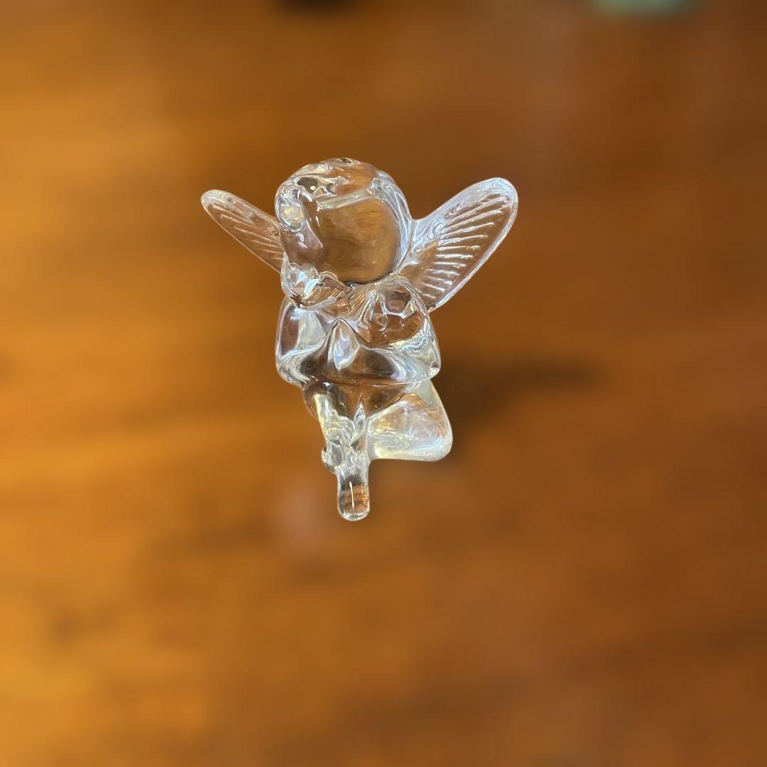 Baccarat クリスタルガラス 天使 置物 楽天市場】【中古】Baccarat バカラ クリスタル ガラス オーナメント