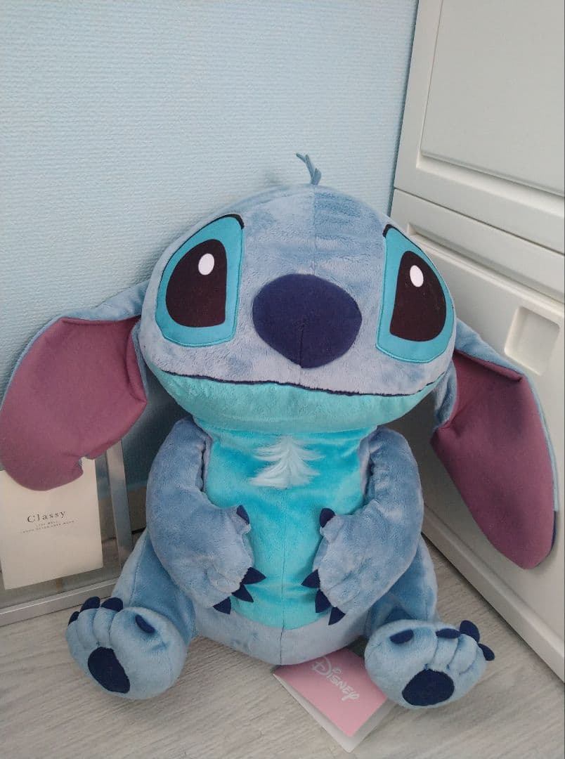 スティッチ スーパーギガジャンボたれみみ ぬいぐるみ - メルカリ