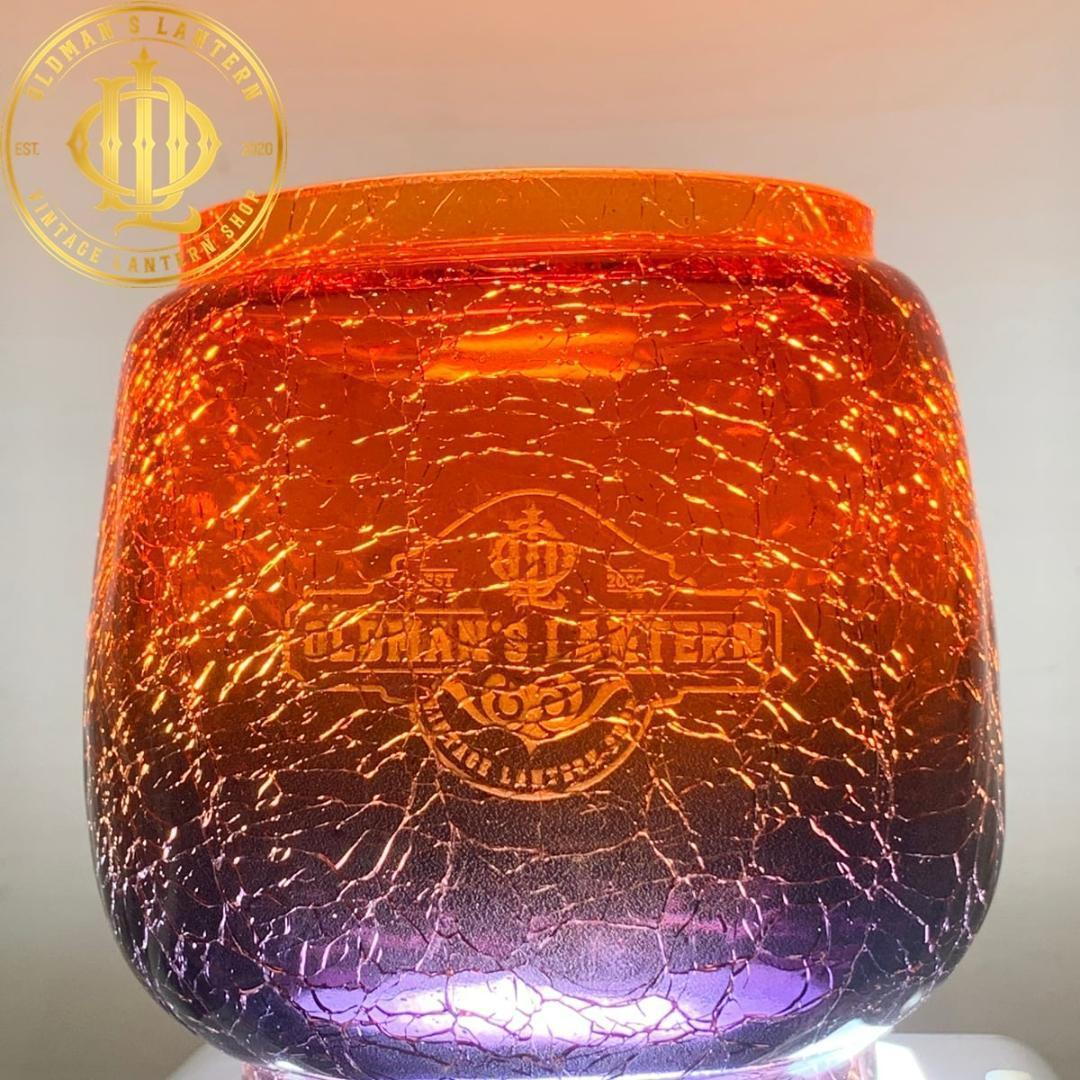 限定】クラックグラス アンバー/グレー Feuerhand ホヤ - メルカリ