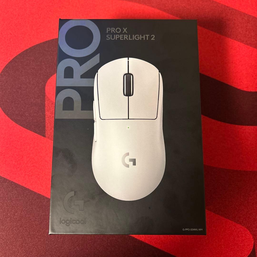 新品 未使用GPRO X SUPERLIGHT2 ホワイト Logicool PRO X SUPERLIGHT 2 DEX GPROXSL-WLDEXWH (ホワイト
