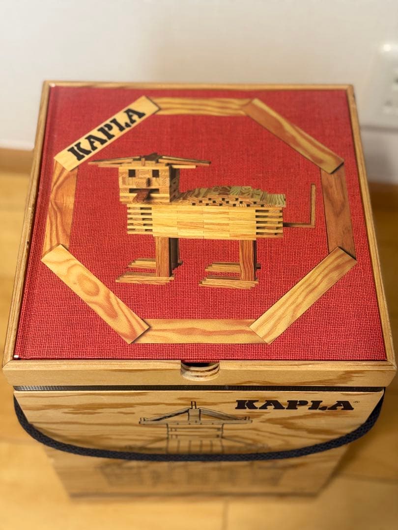 KAPLA 木製積み木セット 収納ボックス付き280pcs木箱付 - メルカリ