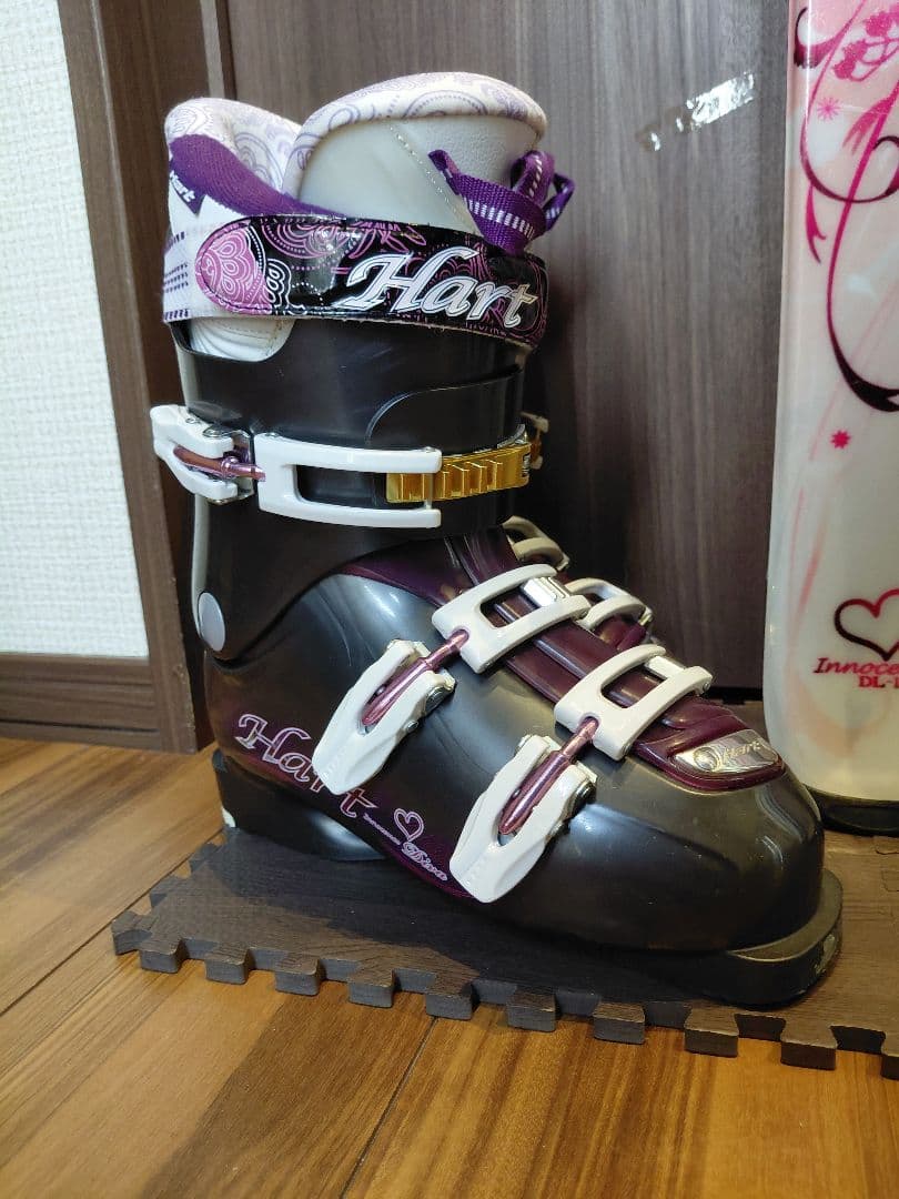 綺麗/ALL✿HART/学生・レディース用/スキーセット/メンテ・WAX済み