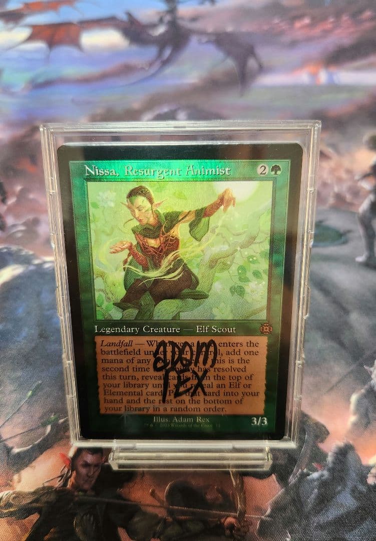 Nissa, Resurgent Animist　旧枠foil AP
